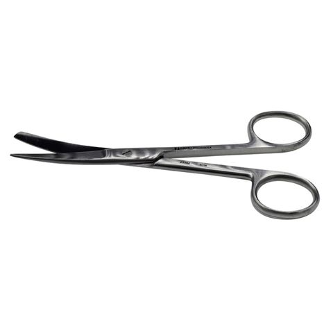 SCISSORS DRESSING SURGICAL SH/BL CU 13CM