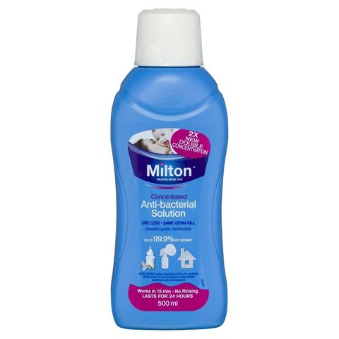 MILTON ANTIBACTERIAL SOLUTION 2% 500ML