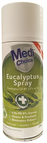 MEDICHOICE EUCALYPTUS SPRAY 200ML