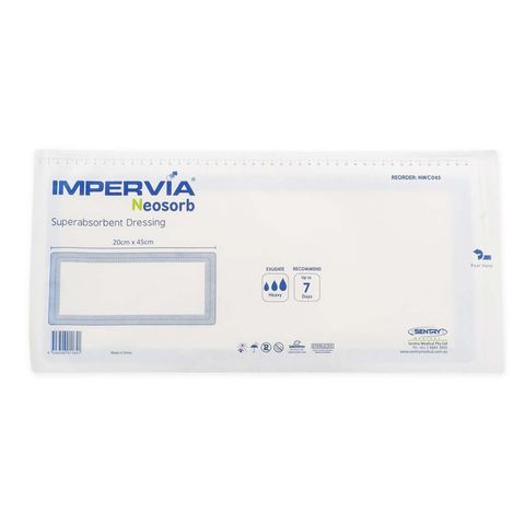 DRESSING ABSORBENT STERILE 20CM x 45CM