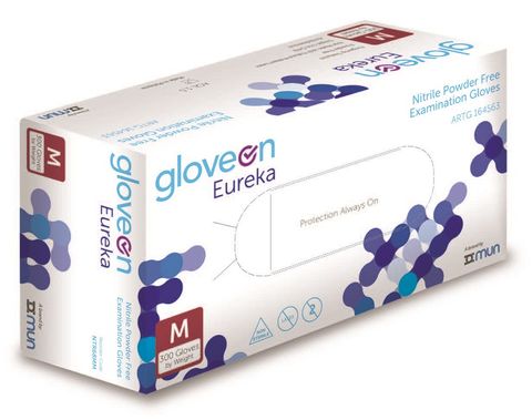 GLOVE ON EUREKA EXAMINATION POWDER FREE GLOVES