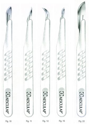 SCALPEL WITH HANDLE B BRAUN #22