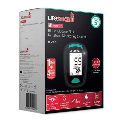 LSMART BLOOD GLUCOSE & KETONE MONITOR