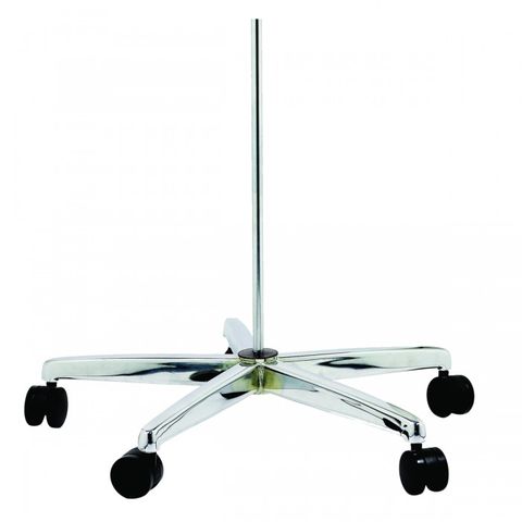 FLOOR STAND BASE CHROME MOBILE