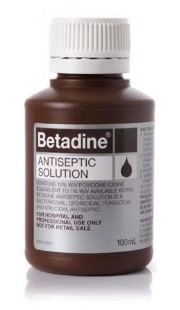 BETADINE ANTISEPTIC SOLUTION 100ML