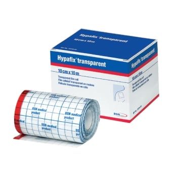 HYPAFIX TRANSPARENT ROLL 10CM x 10M