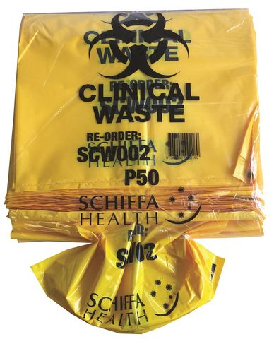 CONTAMINATED WASTE BAG SCHIFFA