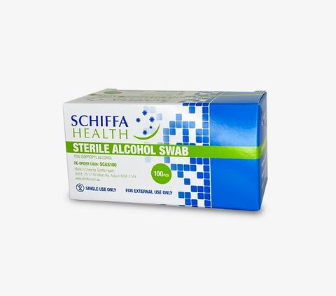 Sterile alcohol shop swabs