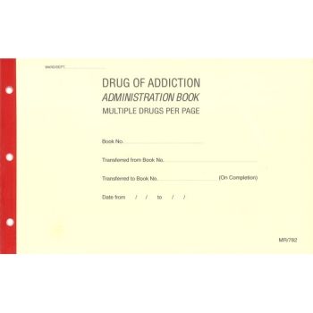 BOOK MULTI DRUG OF ADDICTION REGISTER