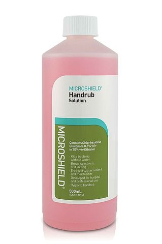 MICROSHIELD HANDRUB 500ML + PUMP