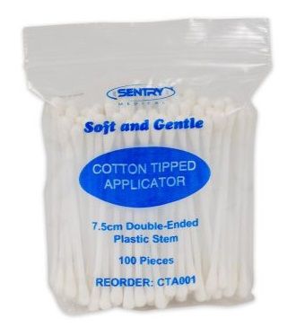 COTTON TIP APPLICATOR STERILE 15CM