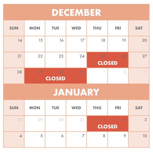Dec Jan Calendar