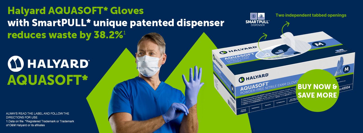 Halyard Aquasoft Nitrile Gloves