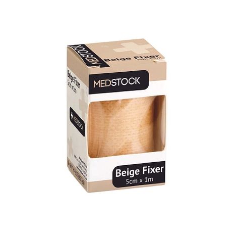 FIXATION TAPE ROLL BEIGE 5CM X 10M