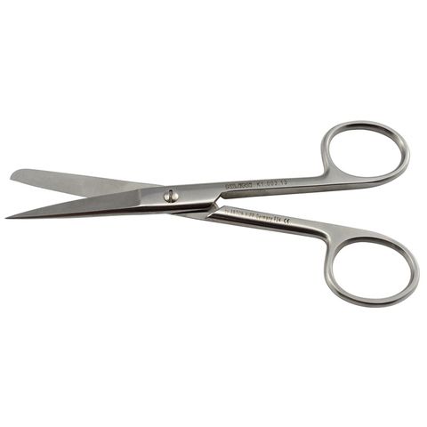 SCISSORS DRESSING SURGICAL SH/BL CU 13CM