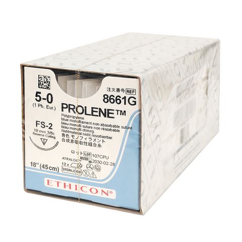 SUTURE PROLENE 5/0 FS-2 19MM 45CM 3/8C