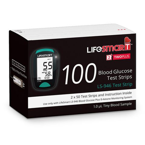 LSMART BLOOD GLUCOSE TWO PLUS STRIPS