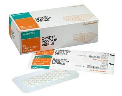 OPSITE POST OP VISIBLE 10CM x 15CM
