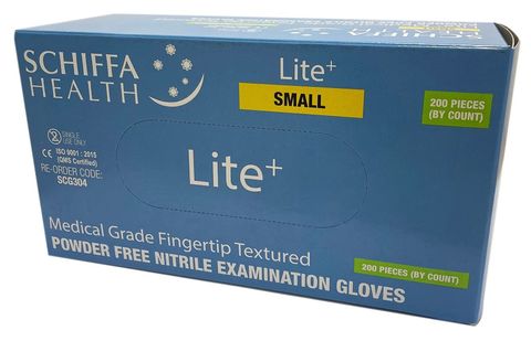 GLOVES LITE+ NITRILE PF SCHIFFA SMALL