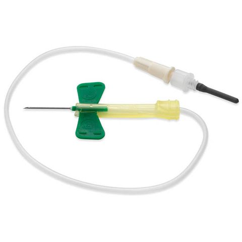 SAFETY-LOK 21Gx19MM TUBE 305MM LUER GREE