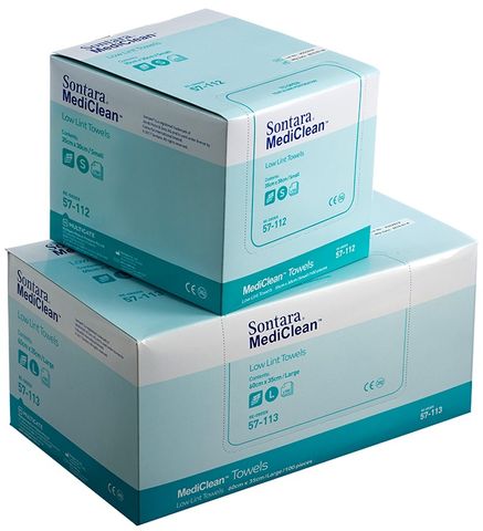 TOWEL LOW LINT MEDICLEAN N/S SMALL
