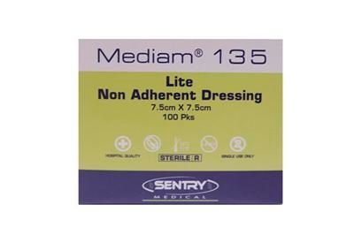 DRESSING LITE NON ADHERENT 7.5CM x 7.5CM