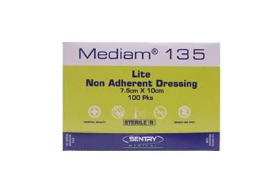 DRESSING LITE NON ADHERENT 7.5CM x 10CM