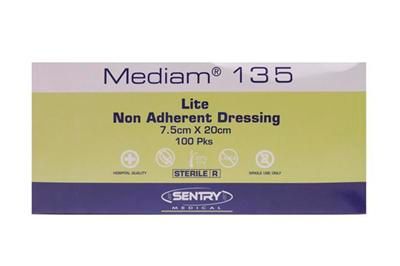 DRESSING LITE NON ADHERENT 7.5CM x 20CM