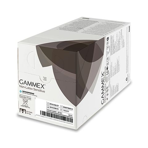 GLOVES GAMMEX LATEX FREE SENSITIVE 7.5