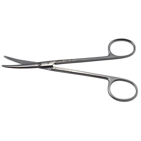 SCISSORS METZENBAUM CU BL/BL 14.5CM