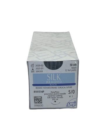 SUTURE EASYPASS 5/0 16MM 50CM BL 3/8C RV
