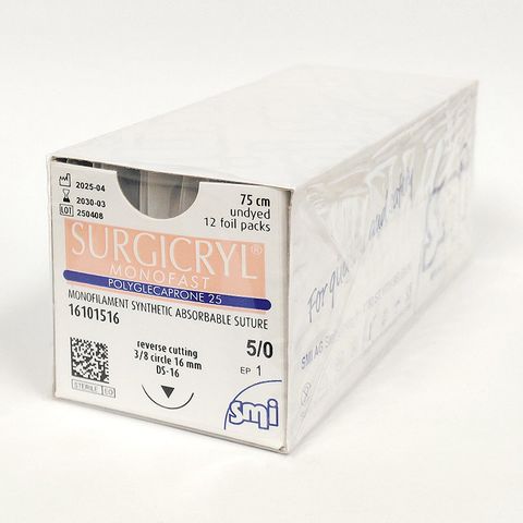 SMI SURGICRYL MONOFAST SUTURE
