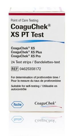 STRIPS TEST COAGUCHEK&reg; XS PT (P24)