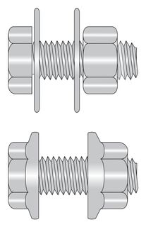 60000 Purlin Bolts, Mild Steel, Zinc & Galvanised