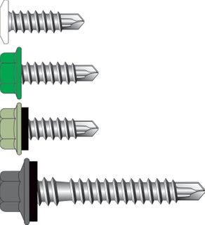 29410 Painted  SteelMates® - Self-Drilling Screws for Metal