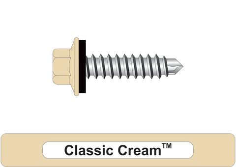 220130.2200 Classic Cream™  RoofMates® - Hex Seal, Valley Fix