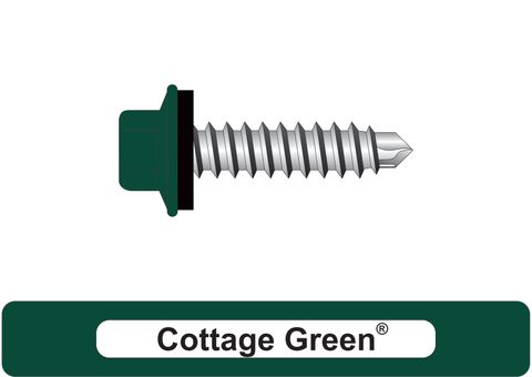 220130.2500 Cottage Green® RoofMates® - Hex Seal, Valley Fix