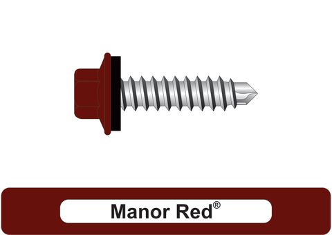 220130.5500 Manor Red® RoofMates® - Hex Seal, Valley Fix