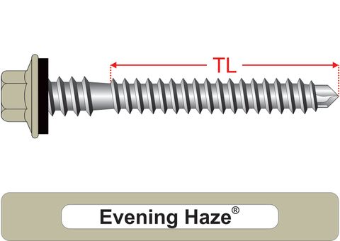 220100.3500 Evening Haze® RoofMates® - Crest-Lok™ Roofing Screws