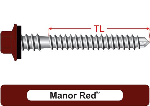 220100.5500 Manor Red® RoofMates® - Crest-Lok™ Roofing Screws