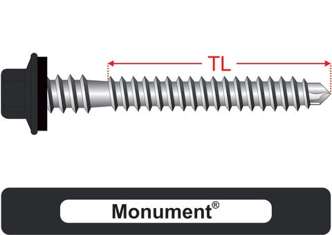 220100.7300 Monument® RoofMates® - Crest-Lok™ Roofing Screws