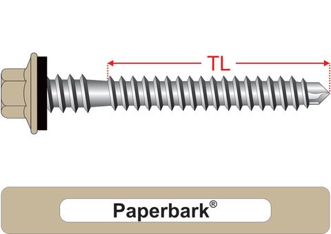 220100.8100 Paperbark® RoofMates® - Crest-Lok™ Roofing Screws