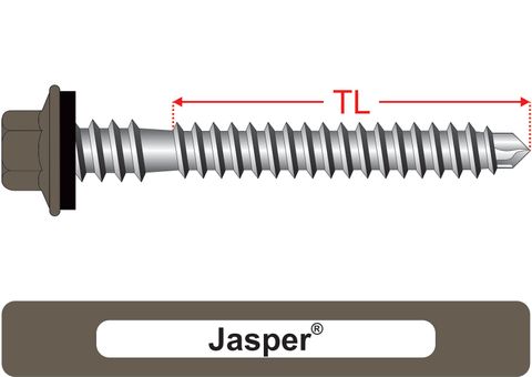 220100.4800 Jasper® RoofMates® - Crest-Lok™ Roofing Screws