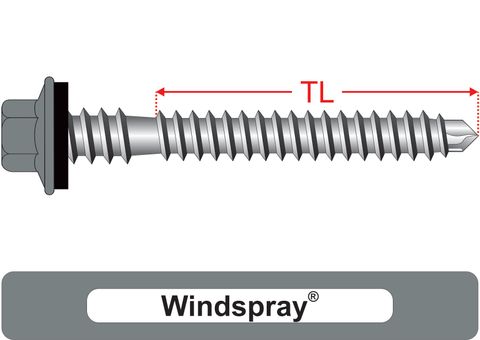 220100.9100 Windspray® RoofMates® - Crest-Lok™ Roofing Screws