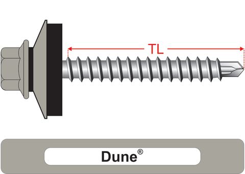 220120.3200 Dune® RoofMates® & 25mm Multi Seal, Roofing Screws