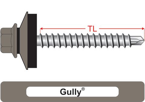 220120.4100 Gully® RoofMates® & 25mm Multi Seal, Roofing Screws