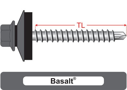 220120.1100 Basalt® RoofMates® & 25mm Multi Seal, Roofing Screws