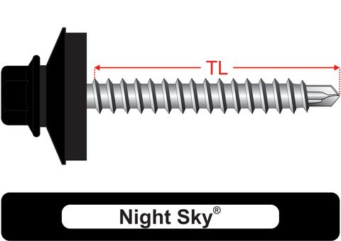 220120.7600 Night Sky® RoofMates® & 25mm Multi Seal, Roofing Screws