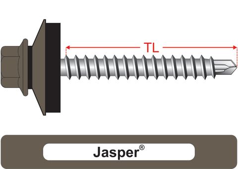 220120.4800 Jasper® RoofMates® & 25mm Multi Seal, Roofing Screws