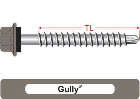 220110.4100 Gully® RoofMates® - Hex Seal, Roofing Screws